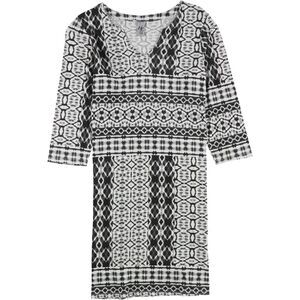 HC LA Womens V-Neck Tunic Dress, Black, NWT